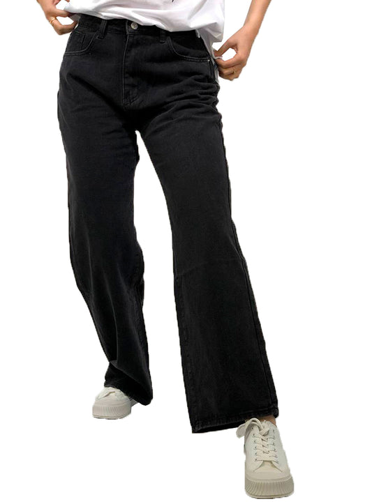Pantalones de Jeans para Dama Holiday Negro Rasgado-