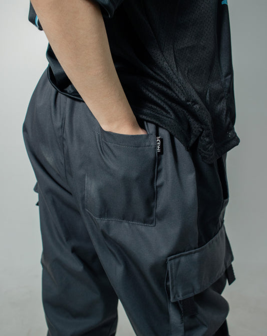 JOGGER CARGO UNISEX CABALLERO DAMA INKED BOLSILLOS FRANJA