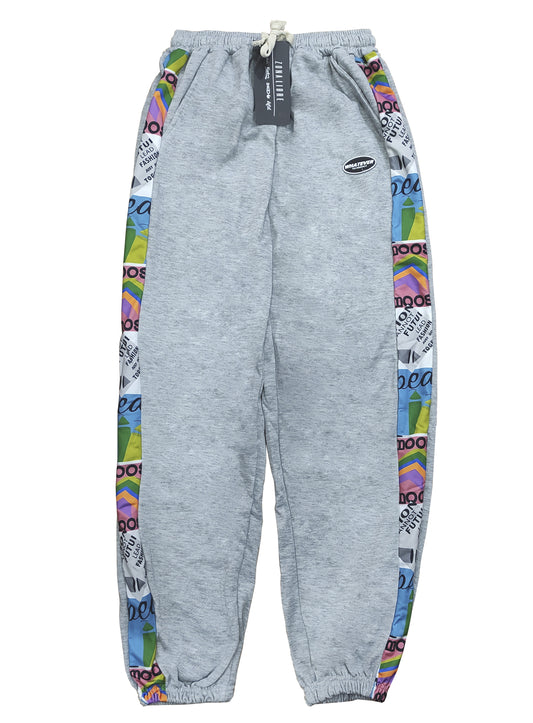 MONO GRIS INKEDUNISEX CABALLERO DAMA FRANJA COLORES