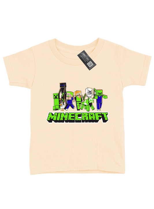 Franelas para Niños Varones Kapler´s Estampado Minecraft